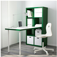 Стол Ikea Каллакс (белый/зеленый) [991.230.40]