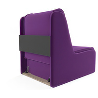 Кресло-кровать Мебель-АРС Аккорд №2 (микровельвет, фиолетовый)