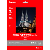 Фотобумага Canon Photo Paper Plus Semigloss SG-201 A4 260 гм2 20 л (1686B021)