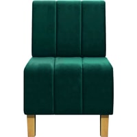 Интерьерное кресло Brioli Руди Полоса (велюр, B63 бирюзовый)
