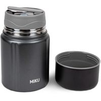 Термос для еды Miku 780 мл (темно-серый)
