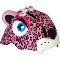 Cпортивный шлем Crazy Safety Pink Leopard (S, розовый)