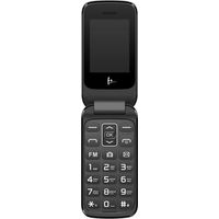 Кнопочный телефон F+ Flip 240 (черный/красный)