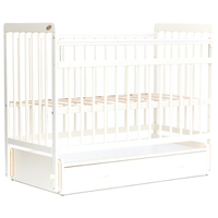 Классическая детская кроватка Bambini Euro Style М 01.10.05 (белый)