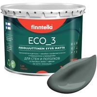 Краска Finntella Eco 3 Wash and Clean Salvia F-08-1-3-LG263 2.7 л (шалфей)