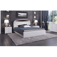 Кровать Bravo Мебель Валенсия-1 с ПМ 160x200 (белый)