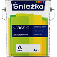 Краска Sniezka Classic Akrylowa 4.7 л (База A)