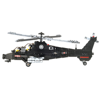 Конструктор KAZI 98405 Военный вертолет