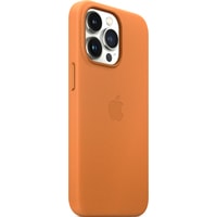 Чехол для телефона Apple MagSafe Leather Case для iPhone 13 Pro (золотистая охра)
