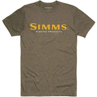 Футболка Simms Logo T-Shirt (XXL, оливковый)