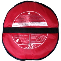 Спальный мешок BalMax Аляска Expert -25 (черный/красный)