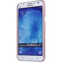 Чехол для телефона Nillkin Super Frosted Shield для Samsung Galaxy J7 2016 (розовый)