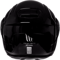 Мотошлем MT Helmets Atom SV Solid Gloss (S, черный)