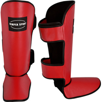 Защита голени и стопы Vimpex Sport 7004 (XL, красный)