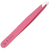 Пинцет Premax Optima Line Aqua для бровей со скошенными кончиками 9 см 3.5'' (розовый)