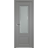 Межкомнатная дверь ProfilDoors 2.103U L 60x200 (грей, стекло гравировка 4)