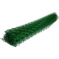 Строительная сетка Сетка-рабица в ПВХ 50х50 3мм 1.5x10м (зеленый)