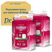 Трусы-подгузники для взрослых Dr.Skipp Light M2 (80 шт)