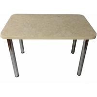 Кухонный стол Solt 100x60 (аламбра/ноги хром)