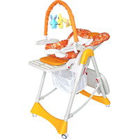 Высокий стульчик ForKiddy Magic Toys 0+ (оранжевый)