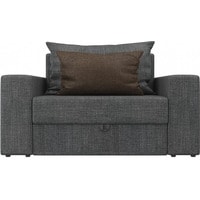 Кресло-кровать Mebelico Мэдисон 14 106133 (рогожка, серый/серый/коричневый)