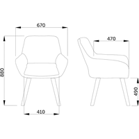 Интерьерное кресло AksHome Soft 77325 (пыльная роза)