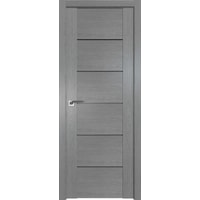 Межкомнатная дверь ProfilDoors 99XN L 60x200 (грувд серый/стекло графит)
