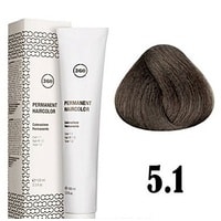 Крем-краска для волос Kaaral 360 Permanent Haircolor 5.1 (светлый коричневый пепельный)