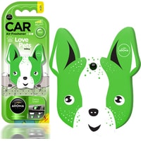  Aroma Car Ароматизатор полимерный Love Pets Dog Fancy Green 92566
