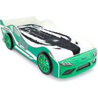 Кровать-машина Бельмарко Супра 01249 160x70 (зеленый)