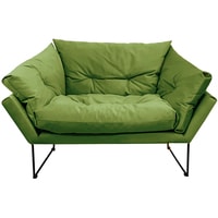 Интерьерное кресло Brioli Анико (велюр, B26 зеленый)