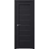 Межкомнатная дверь ProfilDoors 71U L 90x200 (черный матовый, стекло графит)