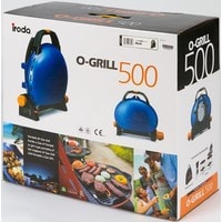 Портативный газовый гриль O-grill 500 (синий)