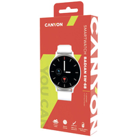 Умные часы Canyon Badian SW-68 (серебристый/белый)