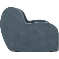 Кресло-кровать Мебель-АРС Аккордеон Барон (велюр, серо-синий HB-178 26)