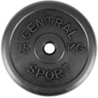 Диск Central Sport Обрезиненный 7.5 кг 26 мм
