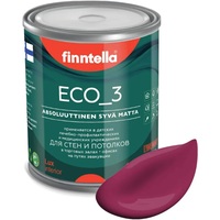 Краска Finntella Eco 3 Wash and Clean Kirsikka F-08-1-1-FL126 0.9 л (св. вишня)