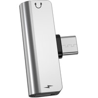 Адаптер Hoco LS26 USB Type-C (серебристый)