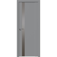 Межкомнатная дверь ProfilDoors 62U R 90x200 (манхэттен, стекло серебряный лак)