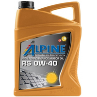 Моторное масло Alpine RS 0W-40 4л