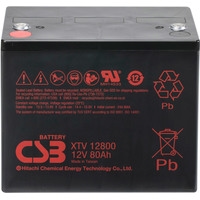 Аккумулятор для ИБП CSB Battery XTV12800 (12В/80 А·ч)