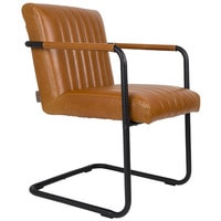 Интерьерное кресло Dutchbone Stitched (коричневый/черный)