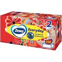 Бумажные салфетки Zewa Everyday 2 слоя (250 шт)