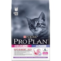 Сухой корм для кошек Pro Plan Junior Delicate с индейкой 3 кг