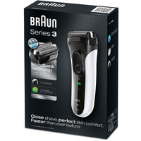 Электробритва Braun Series 3 3020s (белый)