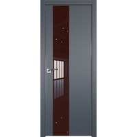 Межкомнатная дверь ProfilDoors 5E 70x200 (антрацит/стекло коричневый лак)