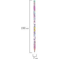 Набор простых карандашей Юнландия Единороги 880763 (45 шт)