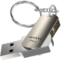 USB Flash Maxvi MR 64GB (серебристый)