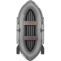 Гребная лодка Лоцман Турист 320 ВНД (серый)
