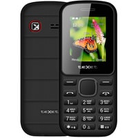 Кнопочный телефон TeXet TM-130 (черный/красный)